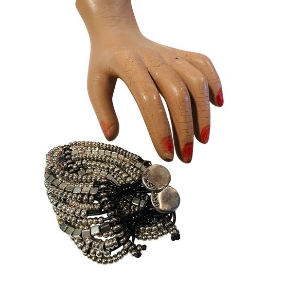 UNO de 50 Trivial Multistrand Silver Bracelet ORIGINAL - Picture 7 of 7